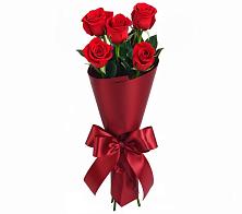 Букет 5 Красных роз Эдлесс Лав в Зорино