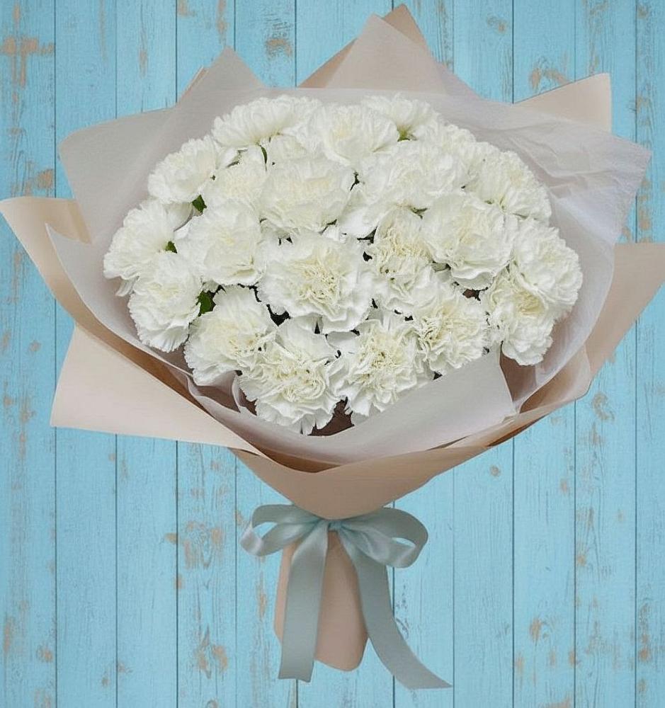 Букет цветов из: Гвоздики в Зорино