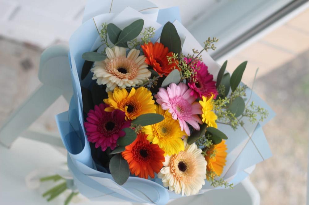 Букет цветов из: Герберы в Зорино