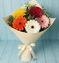 Букет цветов из:  Герберы в Зорино