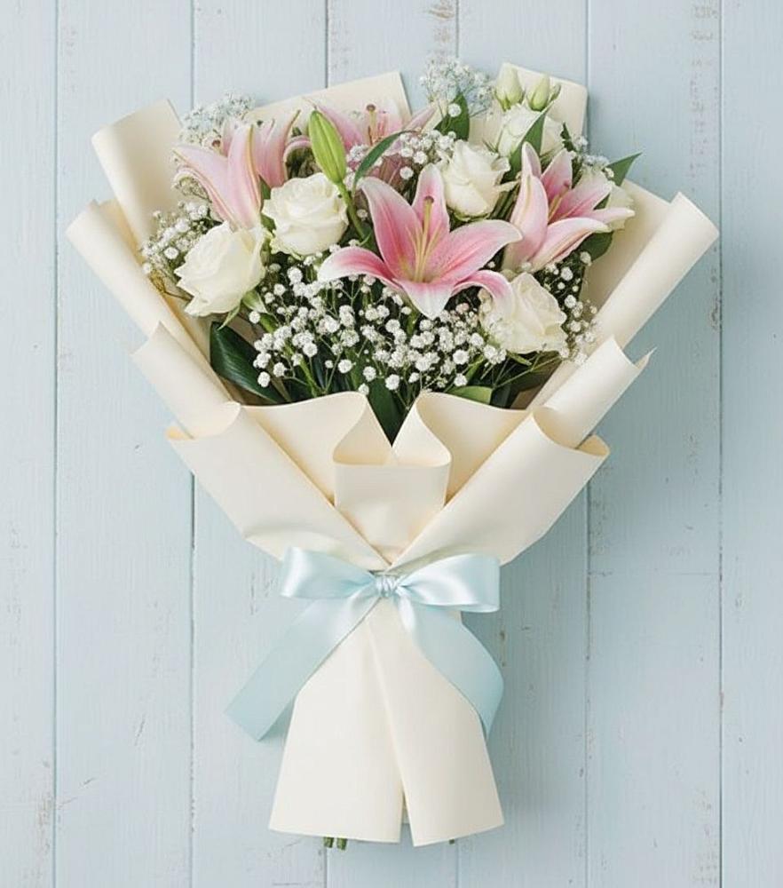 Букет цветов из: Лилии в Зорино