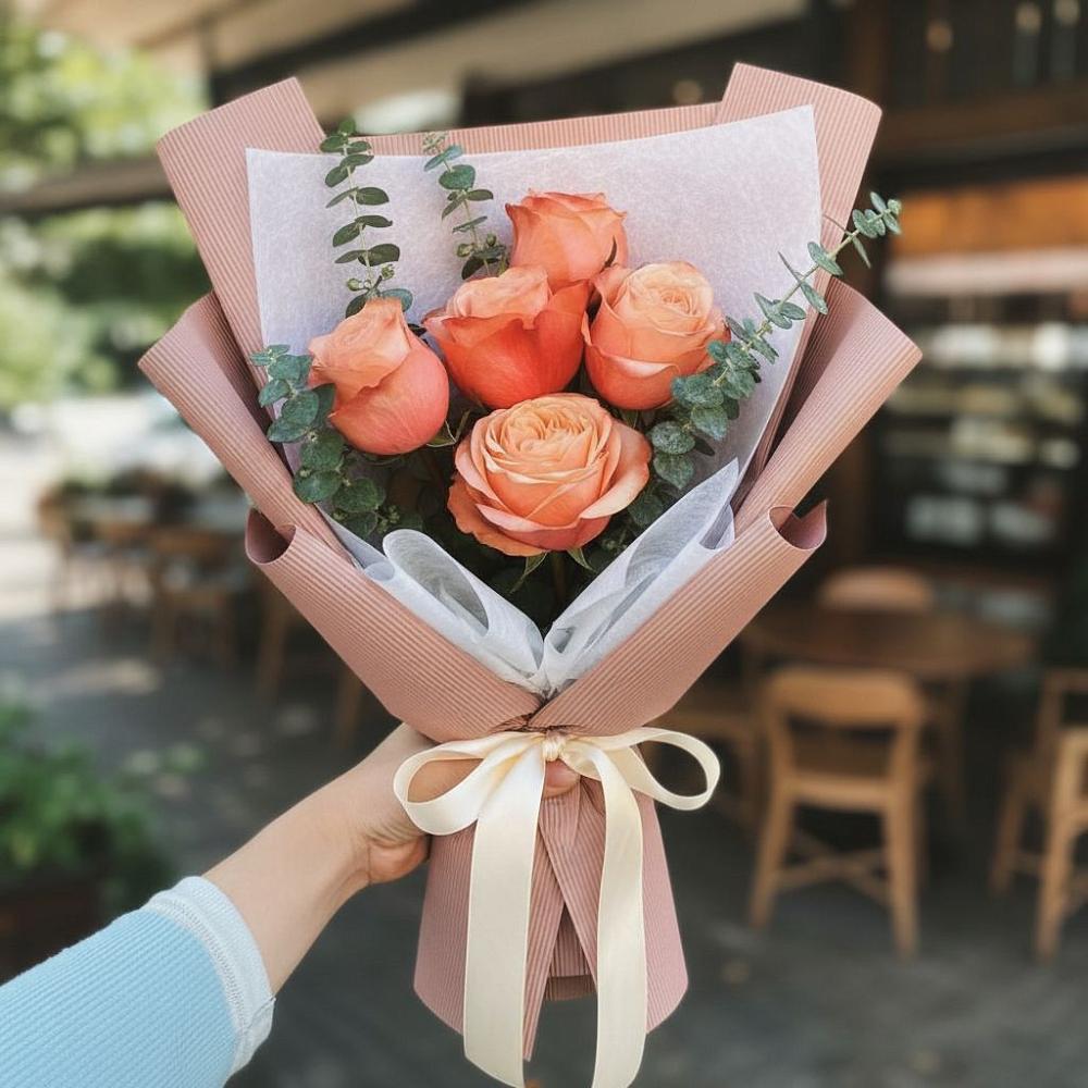 Букет цветов из: Розы в Зорино