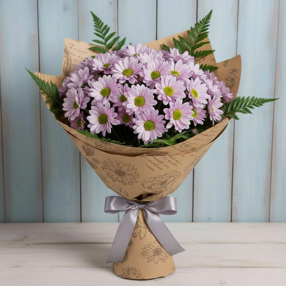 Букет цветов из: Хризантемы в Зорино