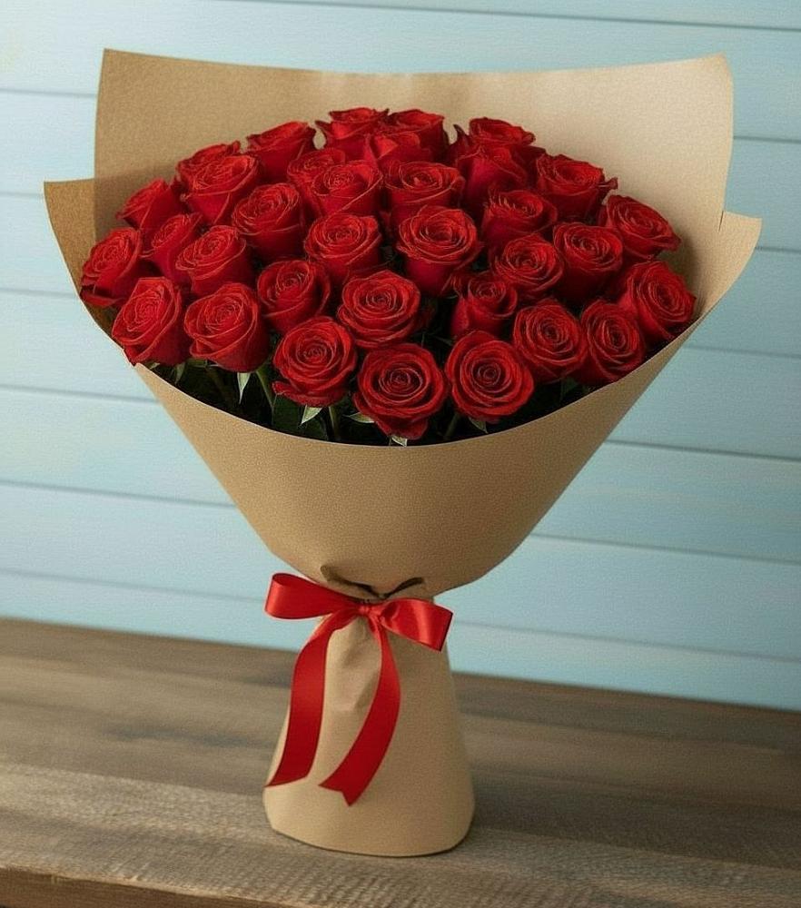 Букет Красные розы Милано в Зорино