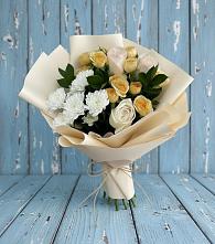 Букет цветов из:  Розы и Хризантемы в Зорино