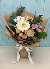 Букет цветов из:  Герберы и Хризантемы в Зорино