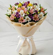 Букет цветов из:  Альстромерии в Зорино