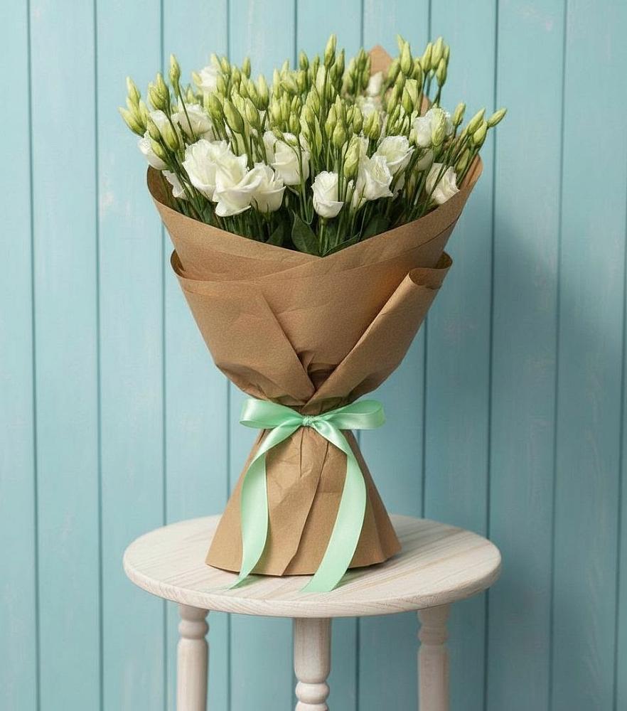 Букет цветов из: Лизиантусы в Зорино