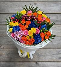 Букет цветов из:  Розы и Хризантемы в Зорино