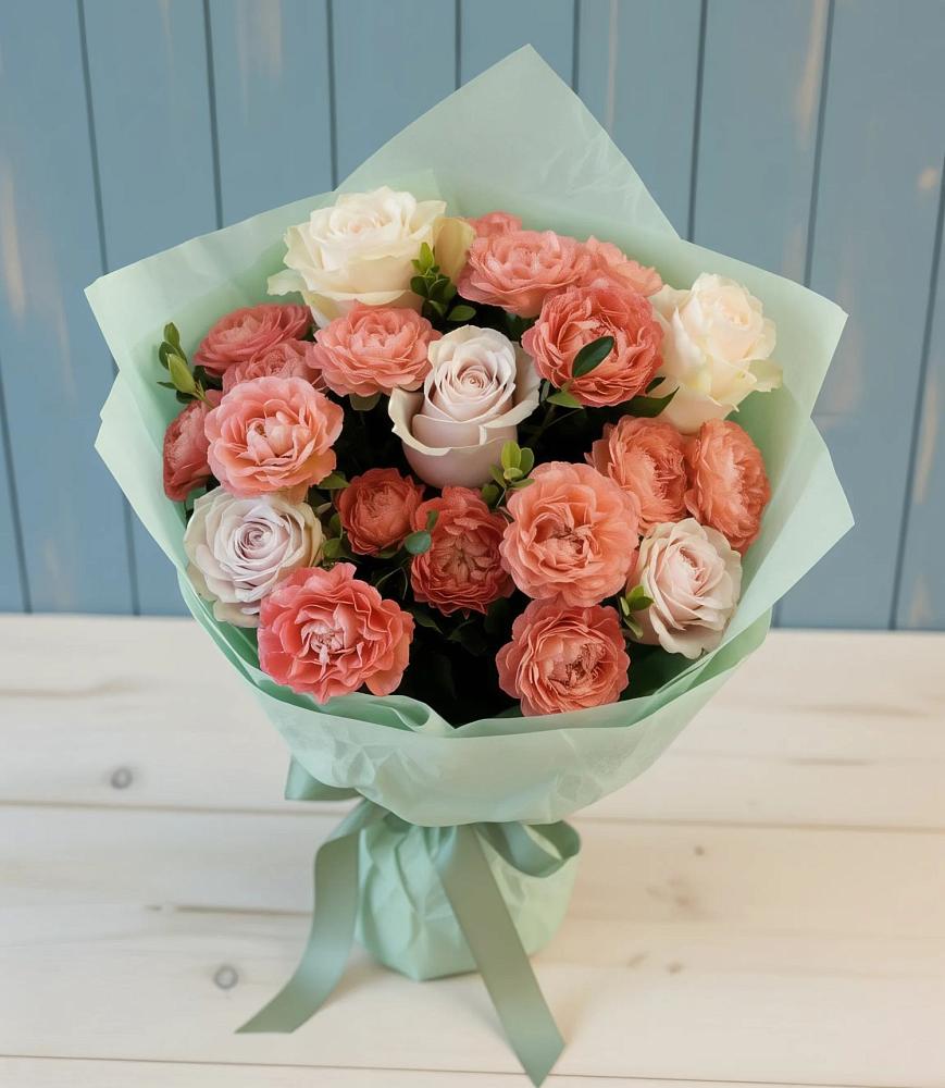 Букет цветов из: Розы в Зорино