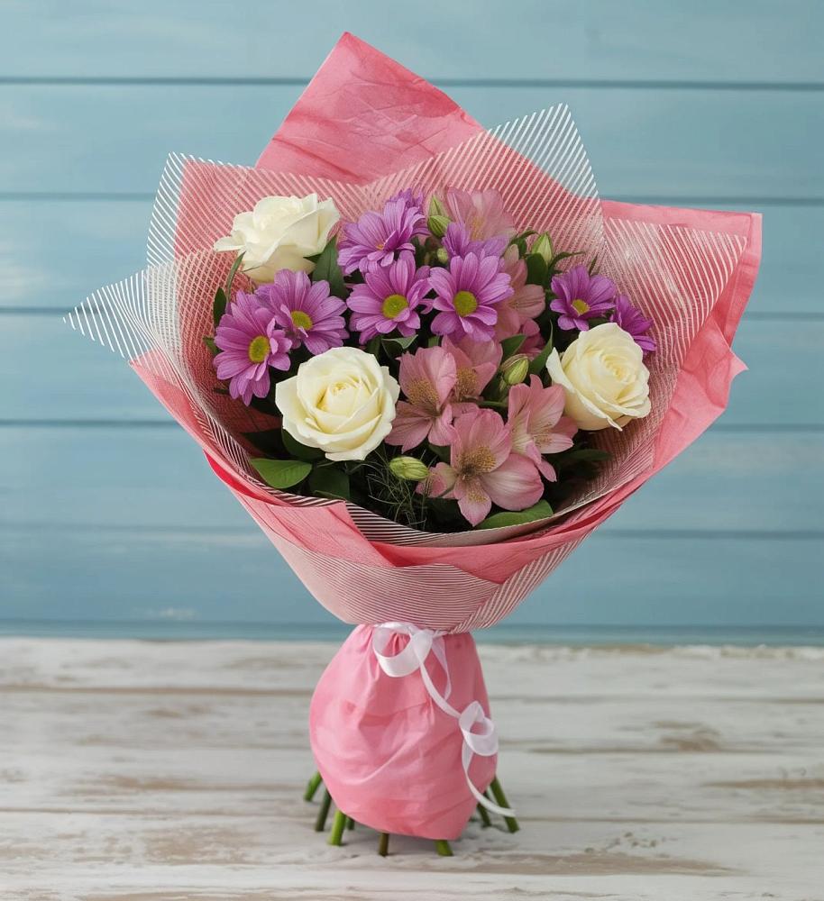 Букет цветов из: Герберы в Зорино