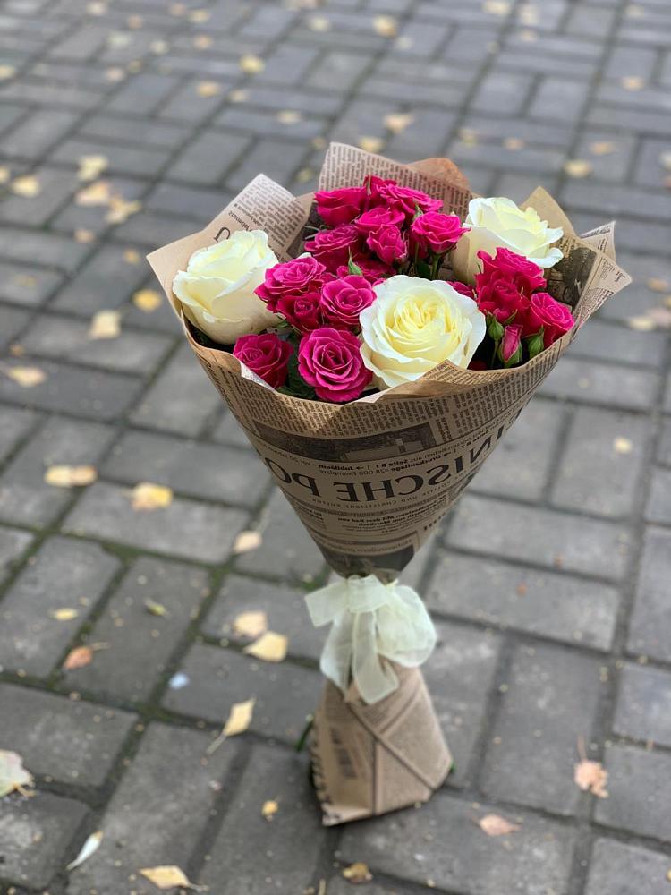 Букет цветов из: Розы в Зорино